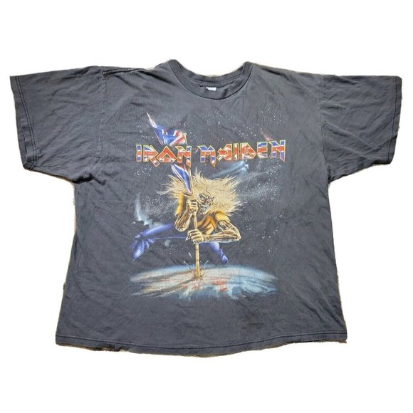 Unknown Other - Iron Maiden Vintage 90s UK Shirt Alice Cooper Metallica Megadeth Sabbath Ozzy XL